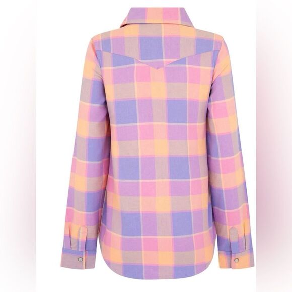 SPELL Wyatt Flannel Shirt in Pastel - Picture 7 of 14